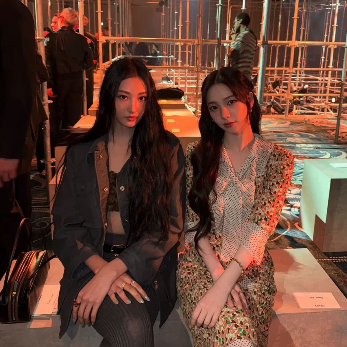 soshirevelae's tweet image. and if karina and gawon hang out with each other again after 😂