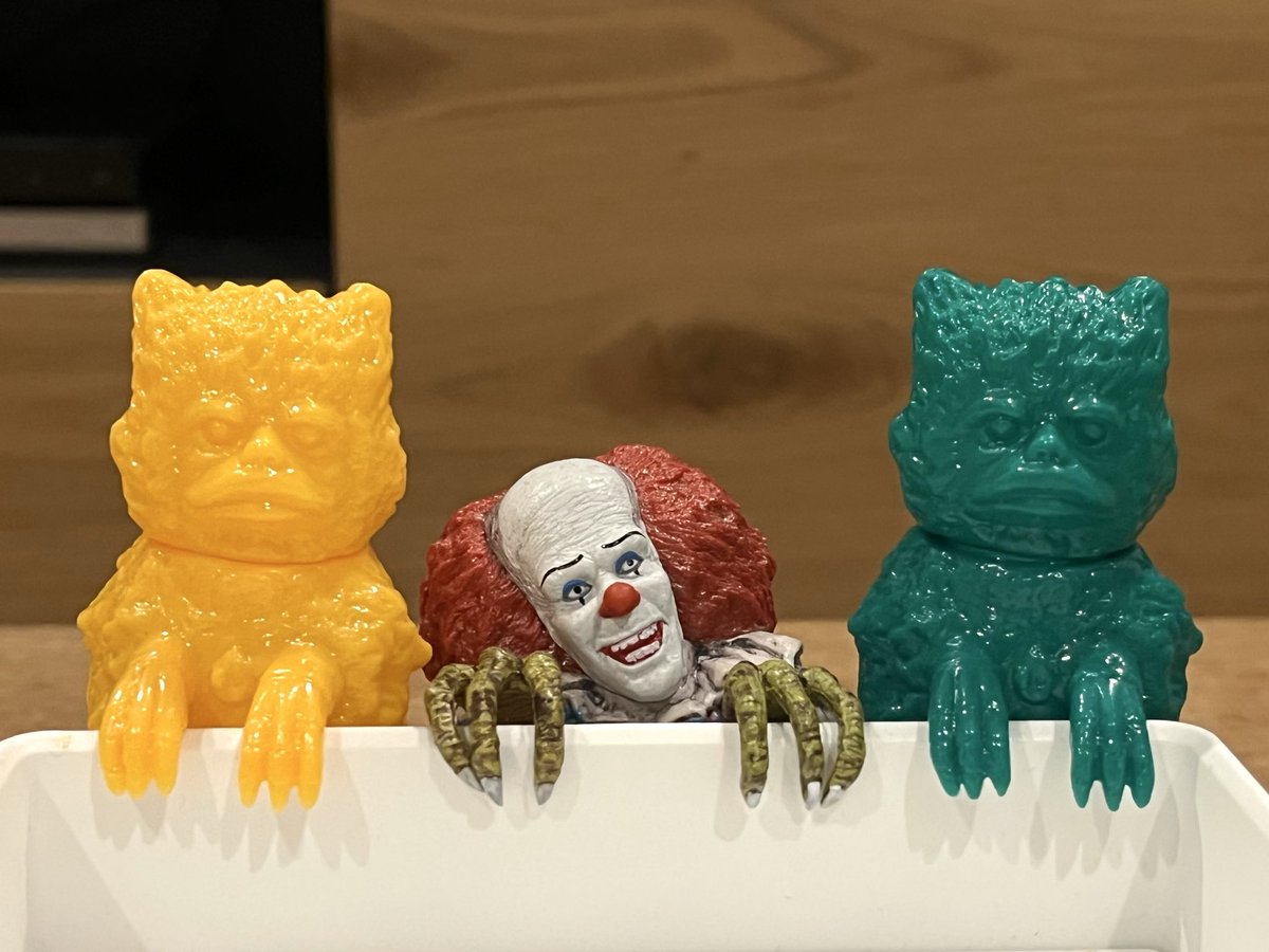 やまなや×ガーガメル 復刻ブルマァク ミニガラモン クリア成型