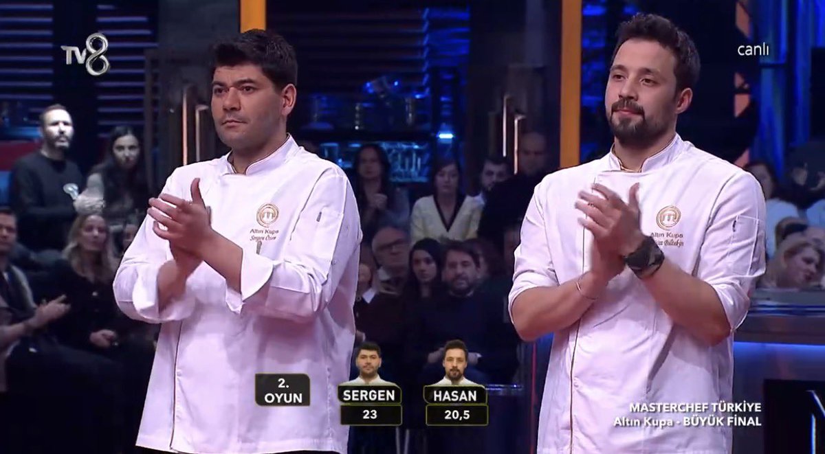 aresbilgi's tweet photo. Masterchef’te bu akşam canlı yayına puan olarak önde giren isim Sergen oldu tebrikler 🔥🔥🔥 #MasterChefTürkiye #MasterChefAllStar https://t.co/hIIjzsF1Fs