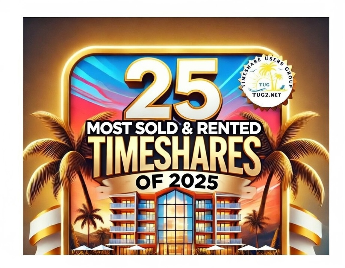 Here are the most successfully sold and rented timeshares of 2025!

(and view all previous years too!)

tug2.net/timeshare_advi… 

#TimeshareMarket #TravelTrends2025 #VacationProperties