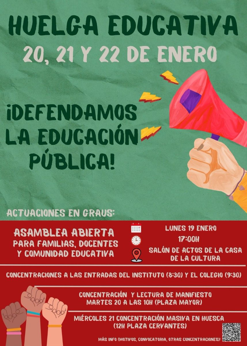 ¡Por una educación pública de calidad!