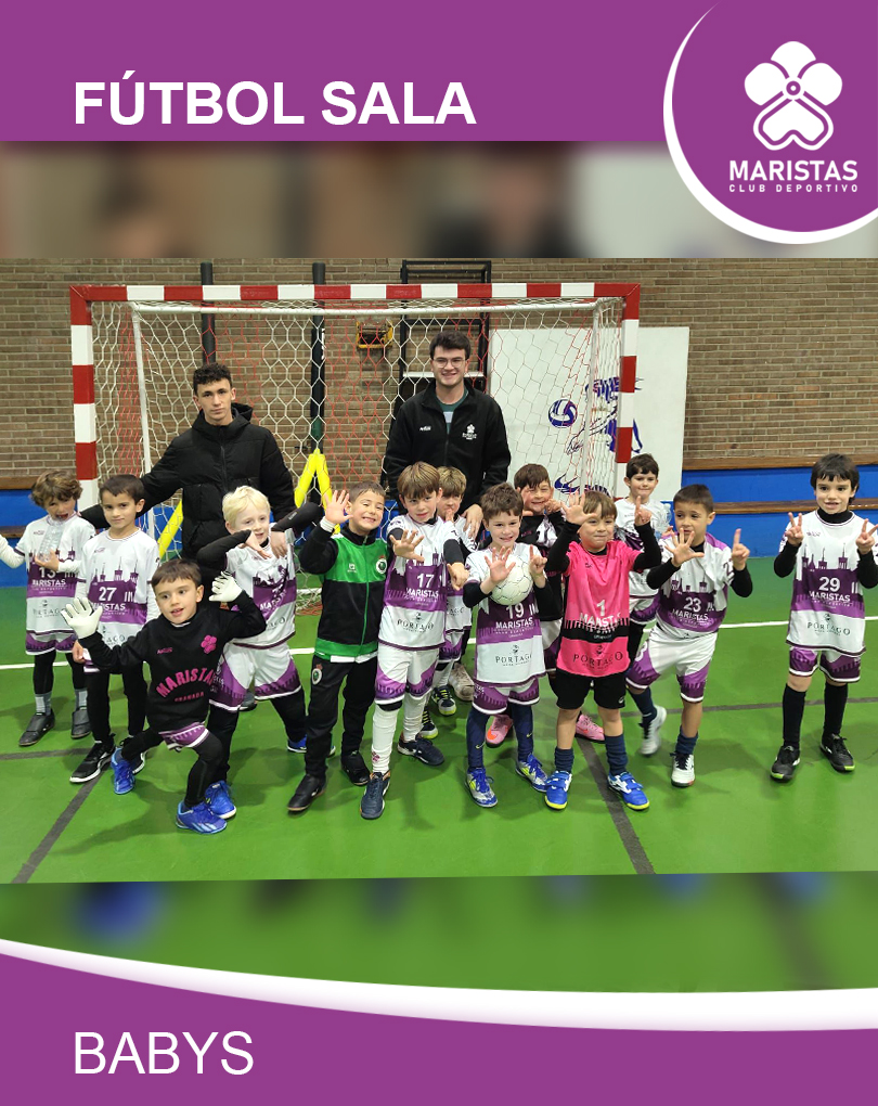 Primera victoria de nuestros Baby de fútbol sala por 1-5 contra escolapios en un partido genial.
👏👏👏