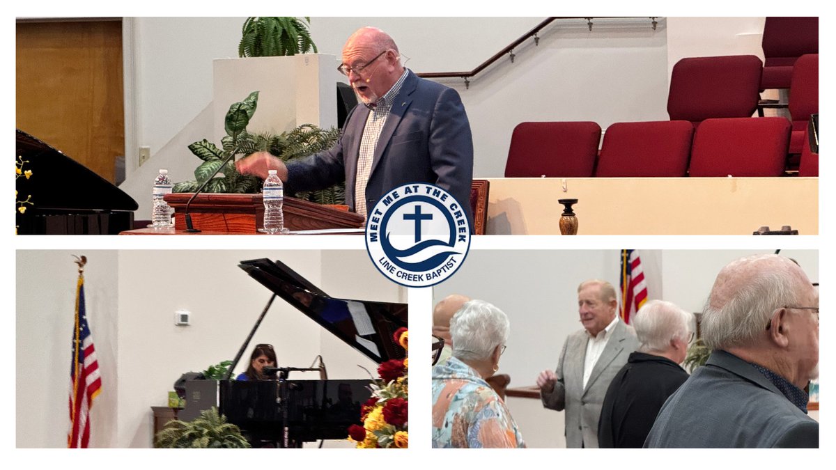 FairburnBA's tweet image. Karen and I had a wonderful morning of worship at Line Creek Baptist Church on January 11th! Pastor Dr. David Hammonds spoke on the important subject of "Decisions." One of the friendliest and committed congregations I know.  f.mtr.cool/uvsshpziae