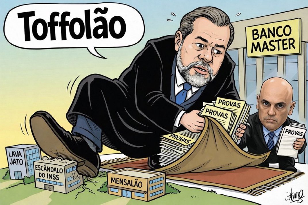 Tivemos:
- MENSALÃO 
- PETROLÃO
Agora… TOFFOLÃO e XANDOLÃO!