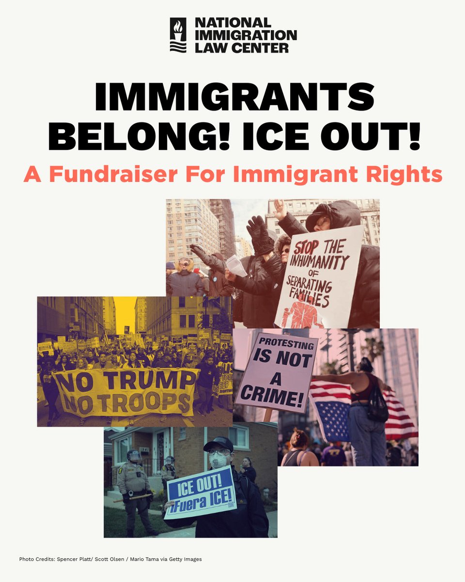 EugeneLeeYang's tweet image. Keep ICE out of our communities. For my 40th, I've launched a fundraiser with The National Immigration Law Center, which provides life-saving support for low-income immigrants and their loved ones. Our neighbors deserve due process. Please donate here: ig.me/1R4JhwDAKA3f1y4