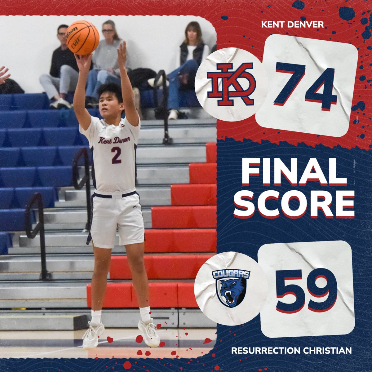 A big day yesterday for both the girls and boys basketball teams, beating the defending 3A champs Resurrection Christian at home! 🏀💪👏