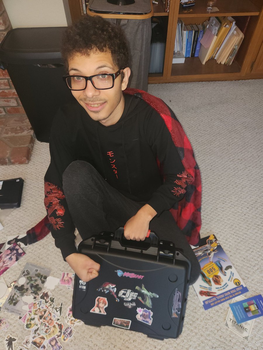 One of the best parts getting a drone?  Stickering up the case! 😍