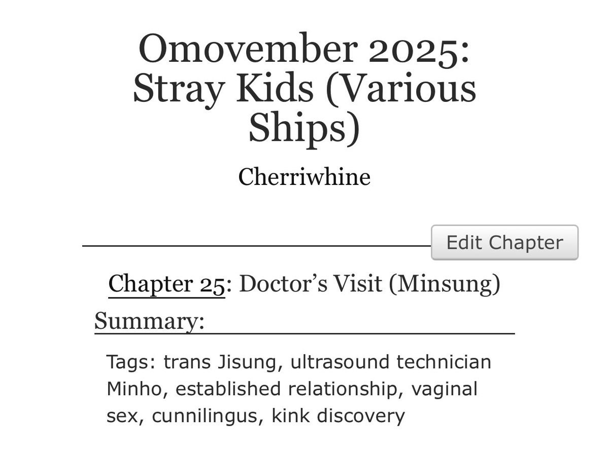 Day 25 with more trans jsvng !! Unethical medical practices here, be warned lolol 

Ultrasound tech minh0 x trans jsvng

archiveofourown.org/works/73573361…