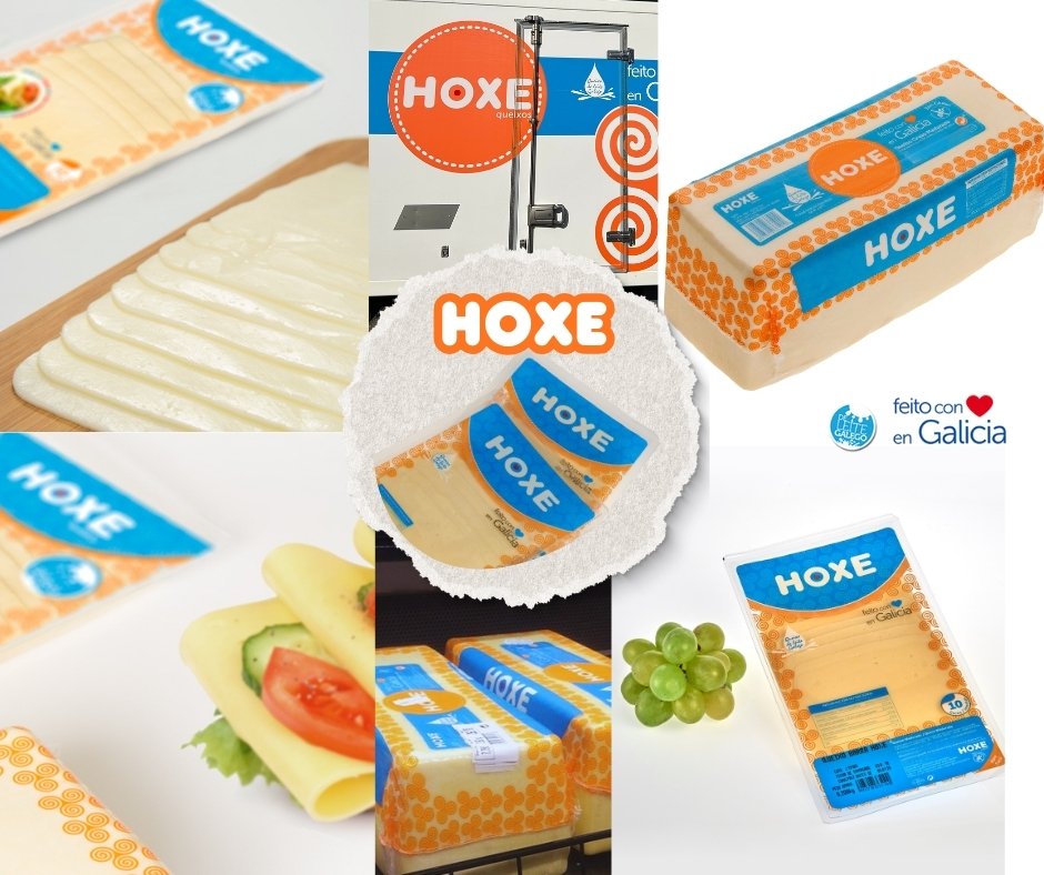 🧀✨ Queixo HOXE: un clásico de pasta prensada, de textura firme, sabor suave 😋e ese toque doce de leite 🥛🐄💚Perfecto para 🥪 sándwiches, 🍕pizzas, 🍔 hamburguesas… e para calquera momento do día 🌞🌙.#FeitoEnGalicia #QueixoGalego #HOXEQueixos