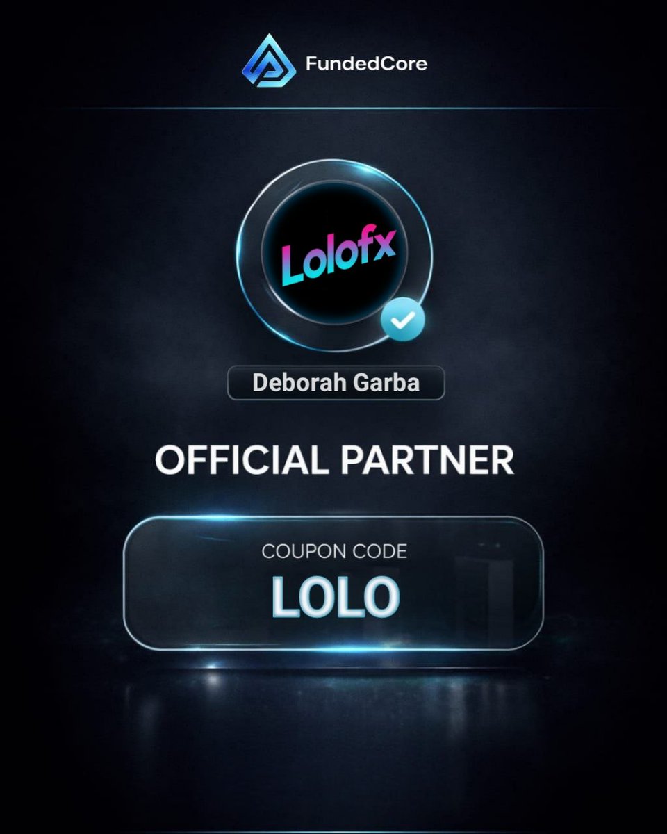 ANNOUNCEMENT 📢
I’m excited to announce that I am an Official Partner of <a href="/FundedCore/">FundedCore</a> ✅
Do you want to get a funded trading account and trade with large capital without using your own money? 
👉 Use COUPON CODE: LOLO
🧐 Don’t miss out fundedcoredashboard.propaccount.com/challenges?aff…