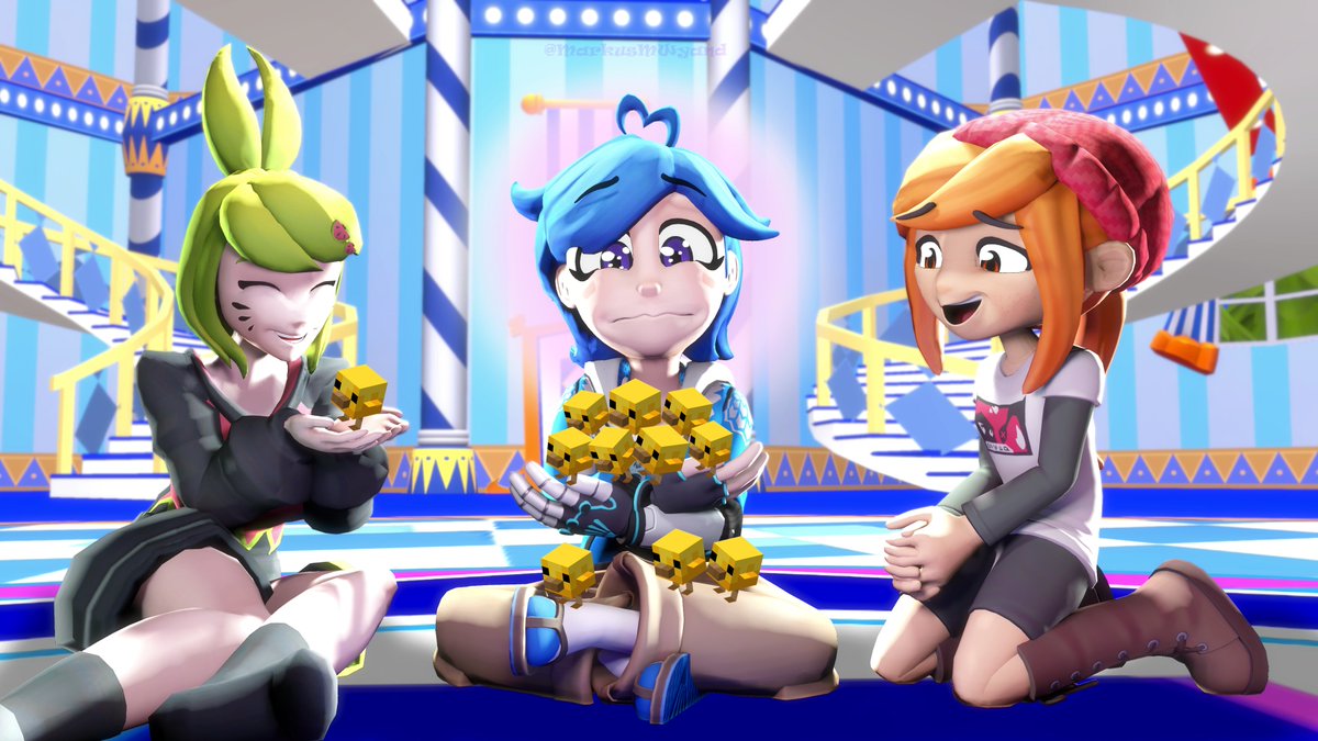 Tari really loves the Baby Chickens

The idea was really fun, thanks Red! :D

#smg4