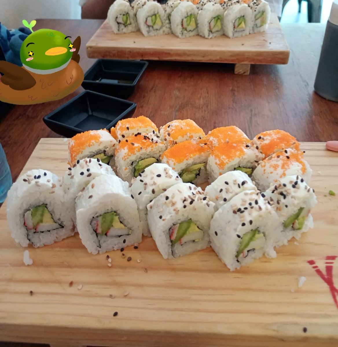 FaydWildfern's tweet photo. Hora de sushi!!! Probe un lugar nuevo y le doy 7/10.
Sushi time!!! AI try a new place and I gave them 7/10.
#sushi #duck #pato #newplace #nuevolugar https://t.co/49B0uYdOKH