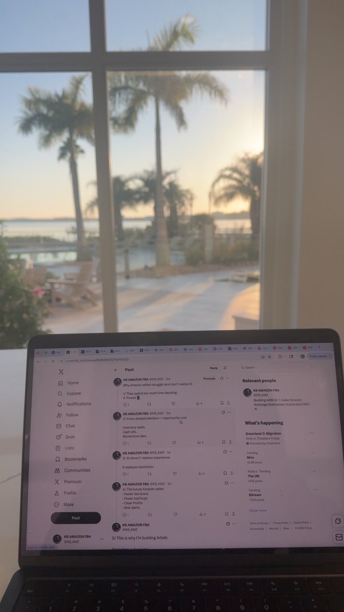 KB_AMZ's tweet image. Highest ROI thing you can do 

Change your environment