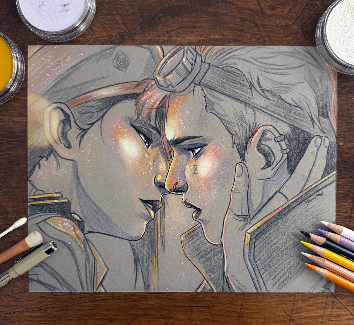 🎉 We have a winner! This drawing now belongs to <a href="/JanaJa1/">RiversOfMars | Caitvi fic writing era</a> ✨ 
Thank you all for the love, and this definitely won’t be the last giveaway 😉 

#arcane #arcanefanart #caitvi #caitlynarcane #caitlynkiramman #kiramman #piltoverfinest #fanart #charactersketch