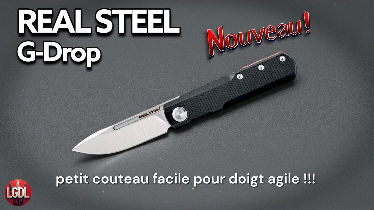 Un petit que j’aime bien le G-Drop de Ostap Hel Design de chez REAL STEEL !!!
Video dispo sur YouTube 👉 youtu.be/q2qo2FIqhOU?si…

#realsteelknives #edcknife #edc #couteaux #knives