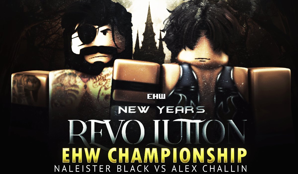 #NaleisterBlack Defends The EHW Championship Vs. #AlexChallin Tonight On #NewYearsRevolution 🔥