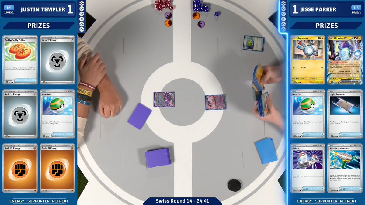 playpokemon's tweet image. How will Justin find the Energy to go on... 🫣

#PokemonTCG