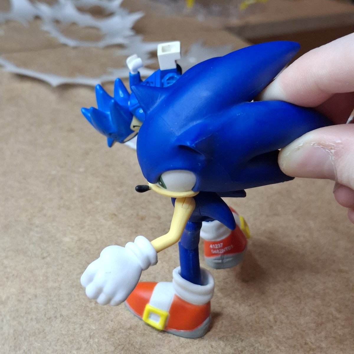 luigitimepdv's tweet image. Moooore sonic posing