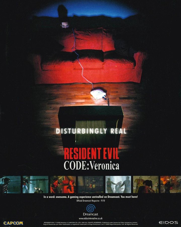 RetroGamerArt's tweet image. "Disturbingly Real"
Resident Evil – Code: Veronica (2000)