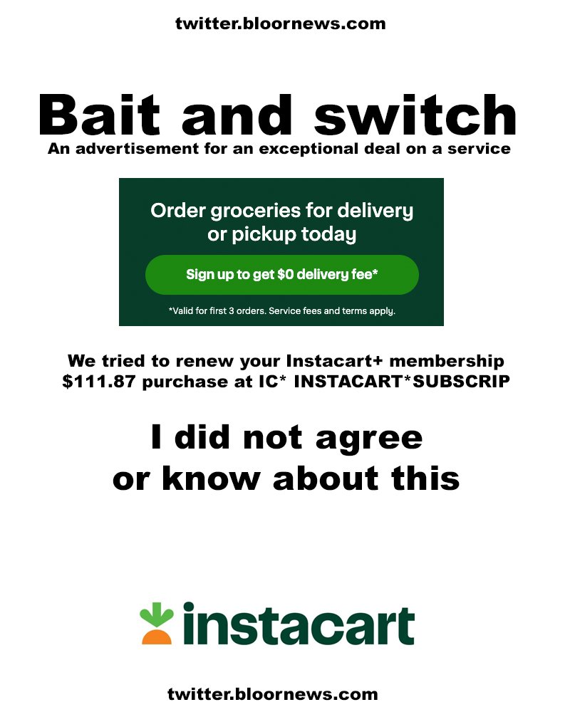 rubyoulongtime's tweet photo. #NoMoreLines #ShopFromHome #Instacart#BuyerProtection #BaitAndSwitch #ShopSmart

@InstacartHelp
https://t.co/Cvp6HbjJeX https://t.co/i2lZxTLyjr