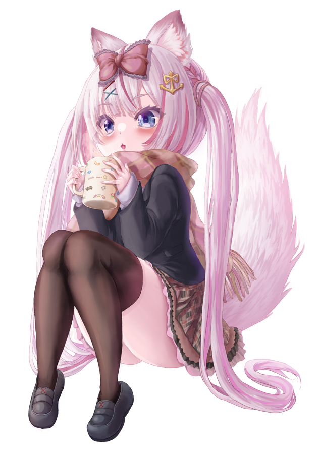 take_hime's tweet photo. Vtuber・海汐もるふ船長のファンアートイラスト
背景透過版です。 https://t.co/V5t1qN2jZC