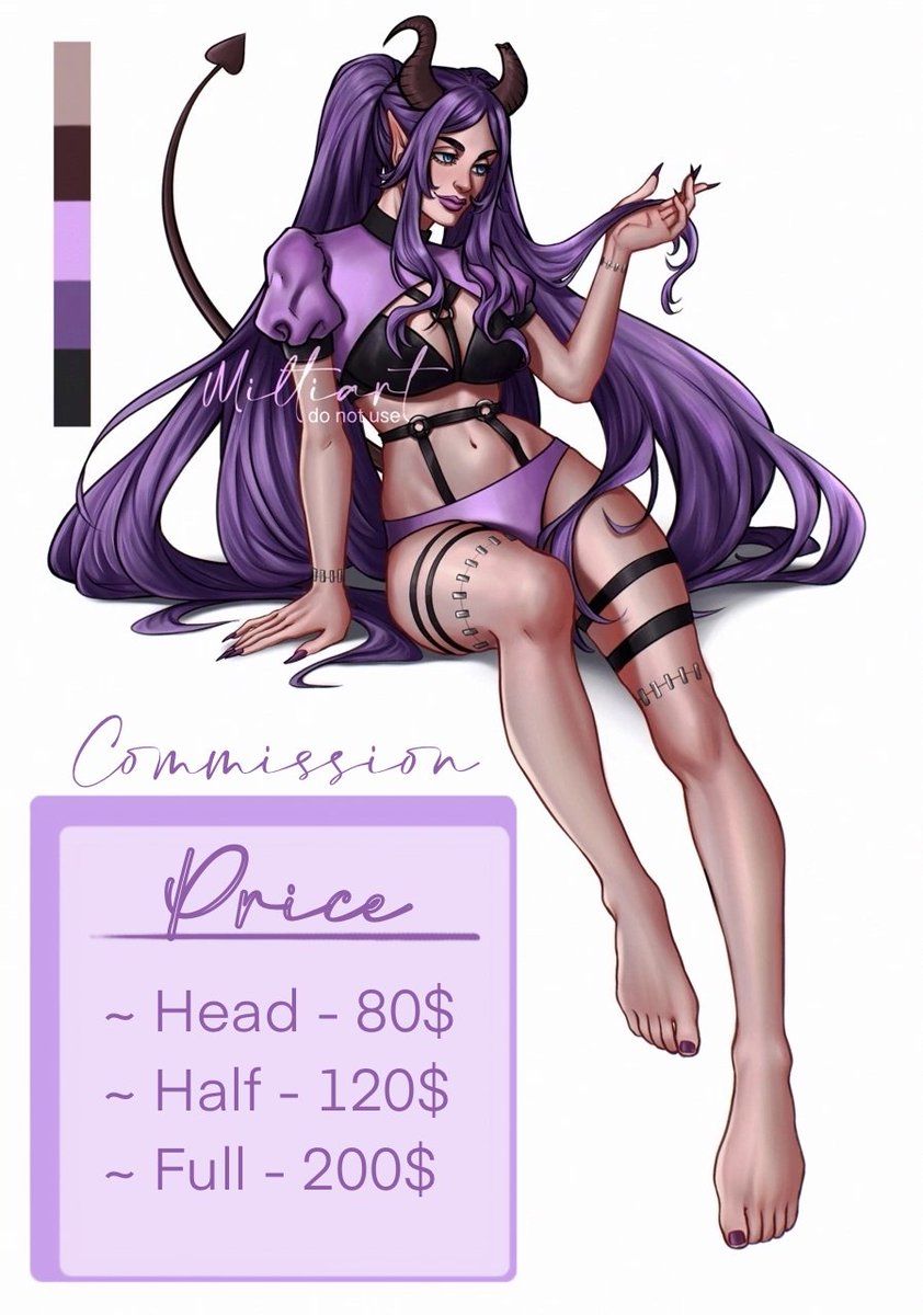 MILTI.art Commissions open tweet media