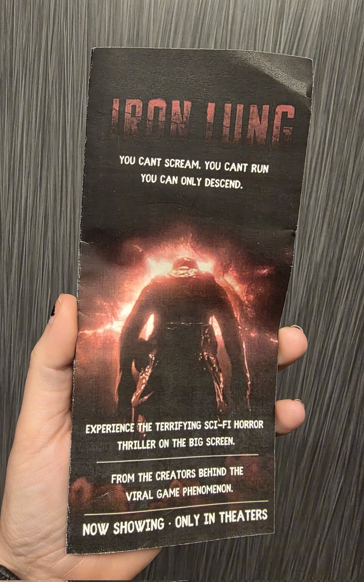 Rokenii's tweet photo. My local theater has their #IronLung stuff out! Wonder if I can grab a poster? ;)
@markiplier https://t.co/Ovh4N2WrfA