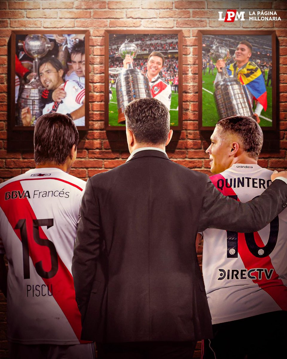 Hoy no es un día más.

Un 𝟭𝟴 𝗱𝗲 𝗲𝗻𝗲𝗿𝗼 nacían Pisculichi, Gallardo y Quintero. Tres jugadores que nos dieron muchas alegrías y nos llevaron a lo más alto. 

Eternamente agradecidos 🫶