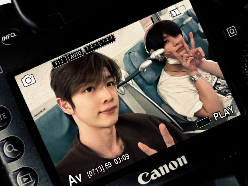 🛫 | Thirty thousand feet above the world and somehow everything feels more grounded when he's beside me.