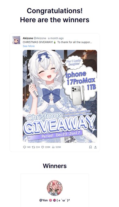 Congratulations to our two lucky winners, and , on winning the iPhone giveaway!! Thank you so much to everyone who entered and for bringing your characters to life with the Prism Customizable VTuber Model. For the past months we checked customization