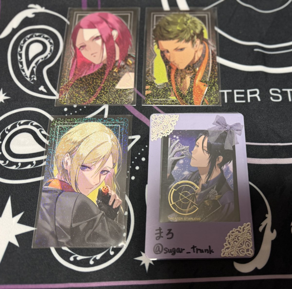 交換/譲渡】 ブラスタ AGF フォトカ 缶バッジ 譲) *黒曜,大牙,マイカ