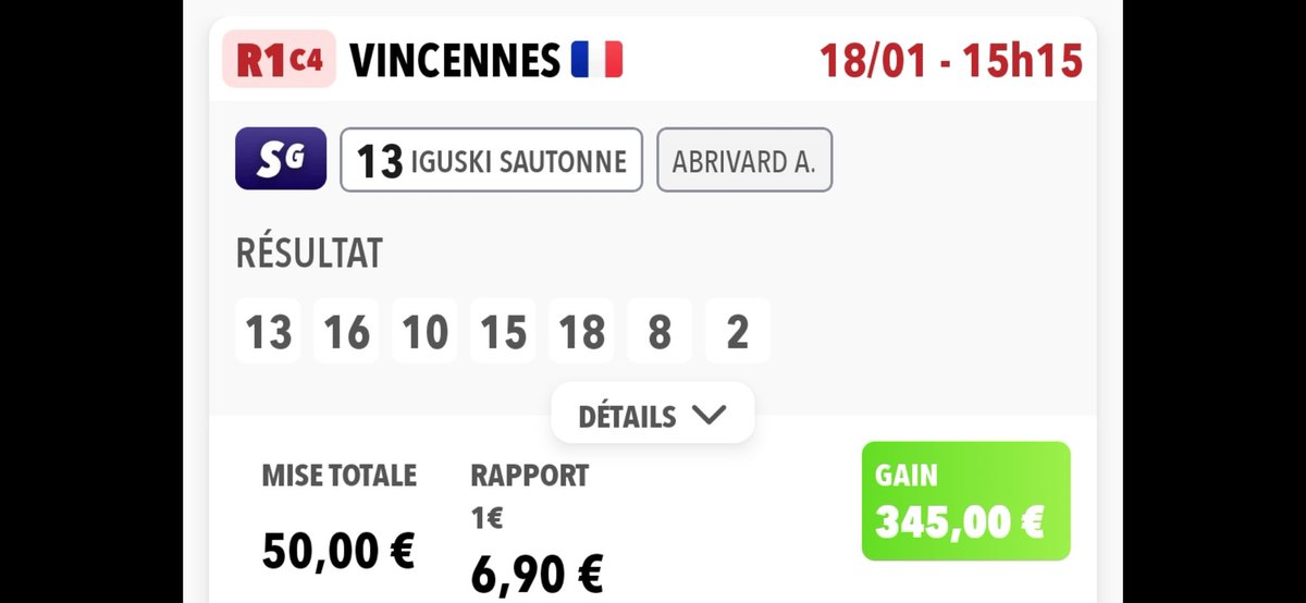 Tellement content pour l'élevage Sautonne 😍🤩🥰❤️👏👏
BRAVO IGUSKI et la team ABRIVARD 💪👏😎
#Cornulier