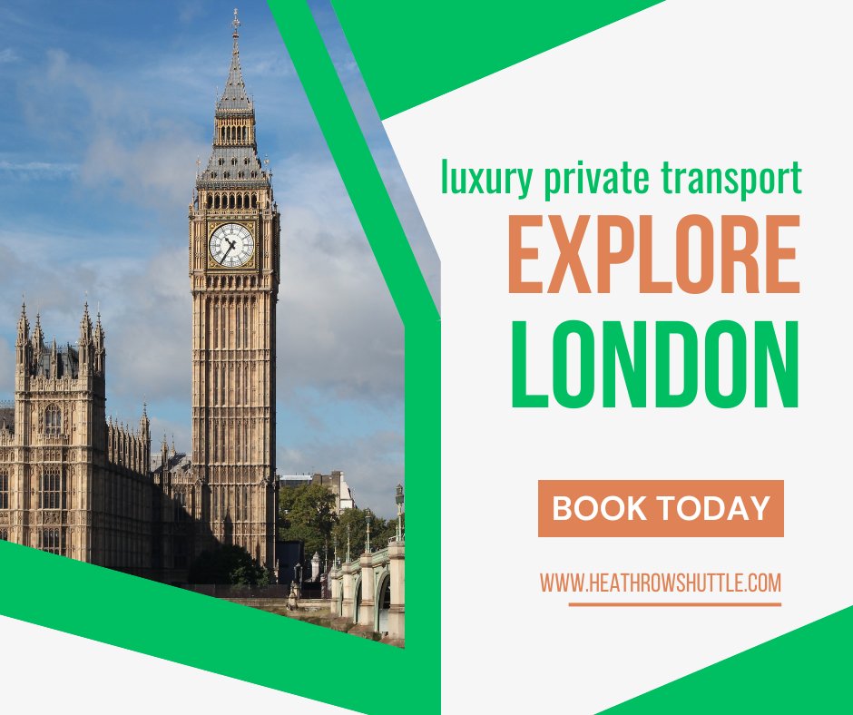 Explore London in comfort and style. 🚗✨
Book your luxury private transport today.
#ExploreLondon #LuxuryTransport #HeathrowShuttle #PrivateTransfer #LondonTravel