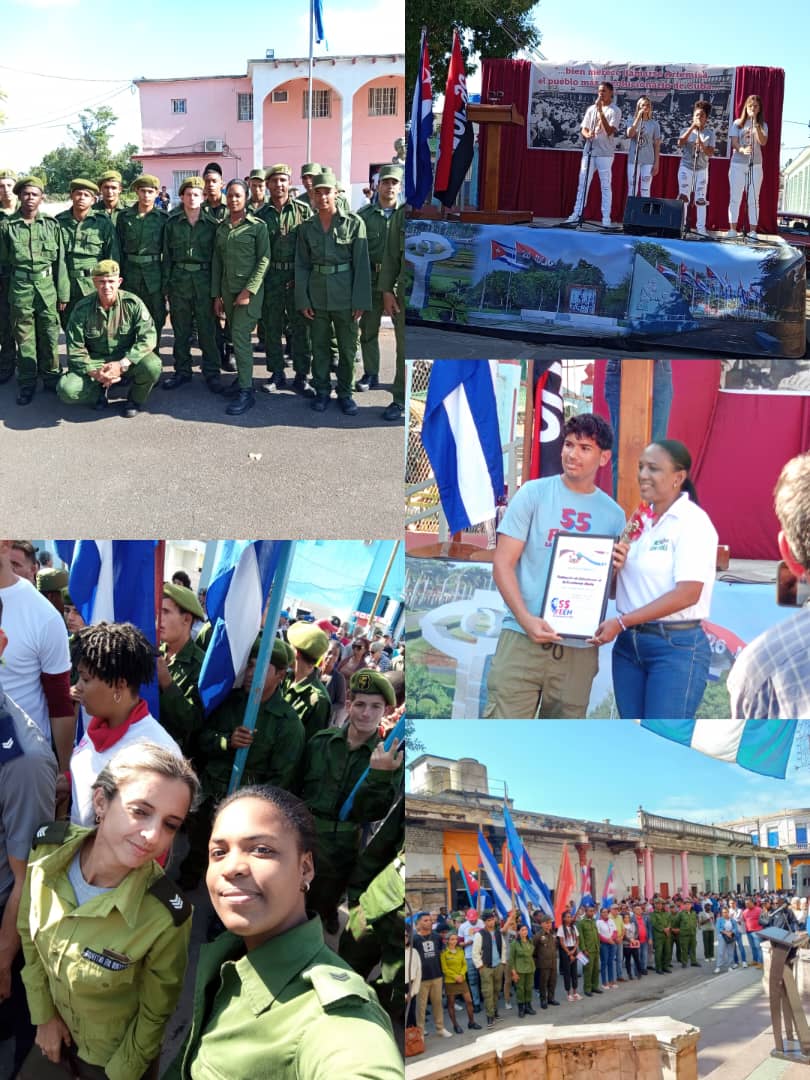 ‼️En el Parque de la Libertad de #Artemisa, donde la Caravana con Fidel al frente encontró al pueblo más revolucionario de #Cuba el 17 de enero de 1959, Jóvenes del territorio reeditan el pasó de la Caravana, reafirmando su compromiso con la defensa de la Patria.

#CubaEstaFirme