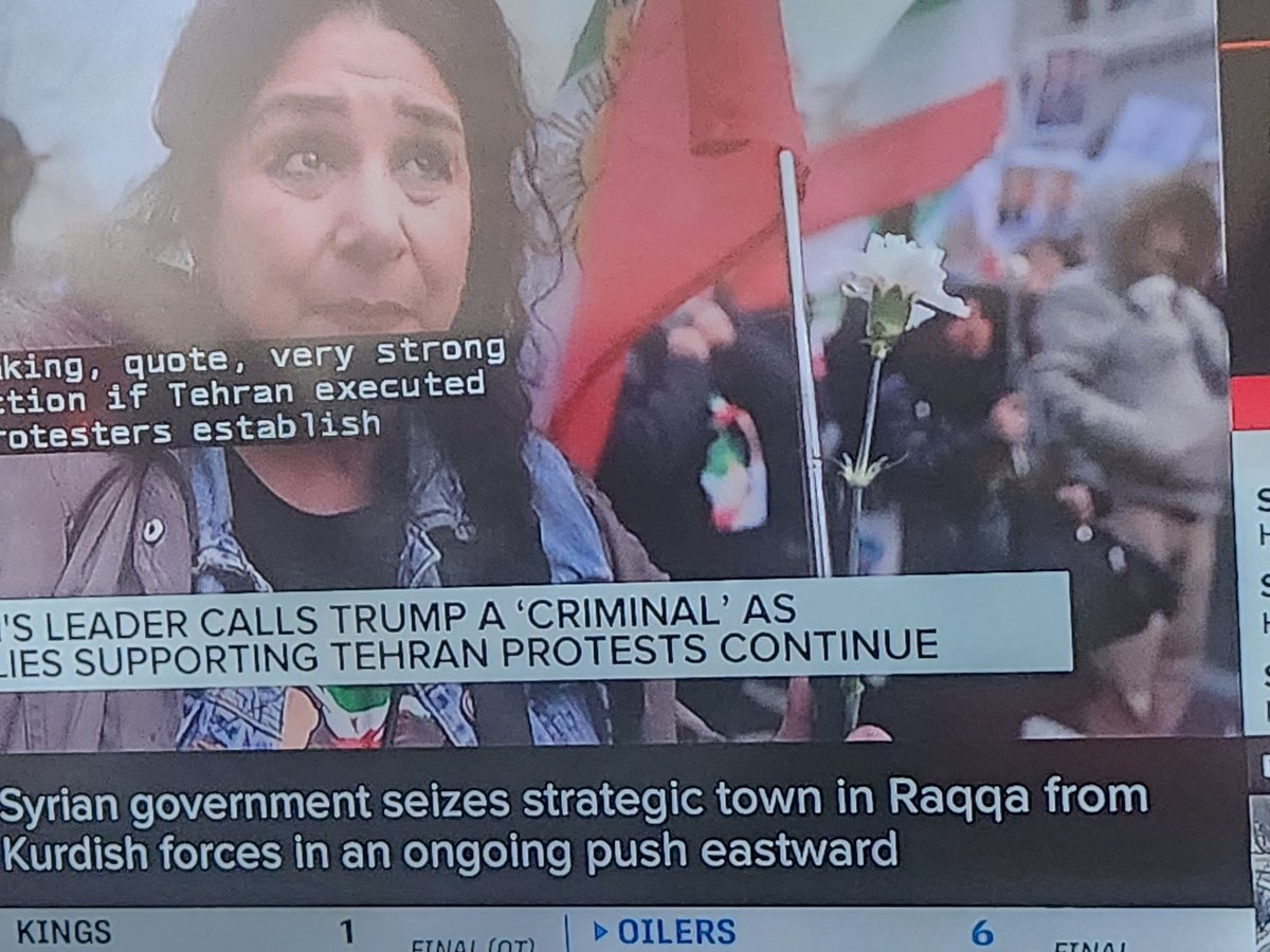 ChrisSky4Mayor's tweet image. The @Rogers owned TV network @CityNewsTO has a huge issue with Donald Trump. A banner calling him a criminal for assisting Iran scrolled for over 2 minutes on their coverage, even as Iranians say they support the President's position. 
#MSMFail #TDS