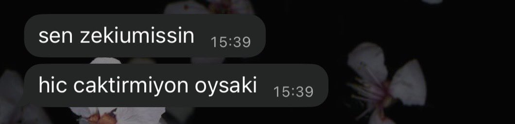 Neyseki çaktırmıyorum ya