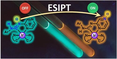 bhkenlo's tweet image. Photoinduced Tautomerisation of ESIPT-Capable Iridium(III) Complexes with Rationally Designed Acyclic Diaminocarbene Ligands | Inorganic Chemistry pubs.acs.org/doi/10.1021/ac… Luzyanin, Kinzhalov, and co-workers @InorgChem #iridium #ESIPT #ADC #phosphorescence #solvatochromic #DFT