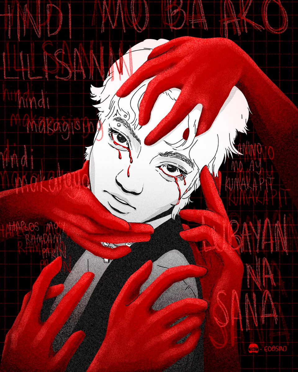 eobsinj's tweet photo. "hindi mo ba ako lilisanin?... haplos mo'y ramdam pa rin..." - multo by @cupofjoemusic 
 
1 year of silakbo ❤️‍🔥🎉 - @gianbernardino_ (1/5)

#fanart https://t.co/KdwwCojeZW