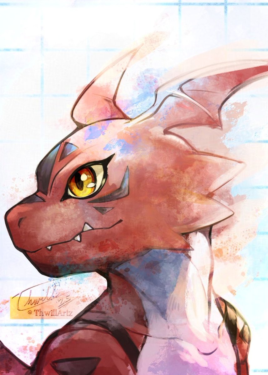 ThwillArtz's tweet image. Guilmon 🐲 — ギルモン