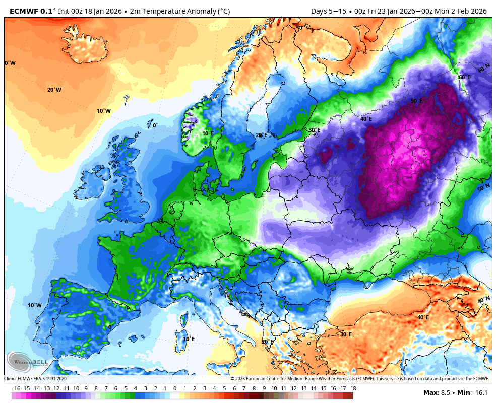The World has gone Mad. Everyone is concerned about a military action in Greenland that is not going to happen, while the EU could be 3 weeks away from running out of NG . Not one media outlet covering this