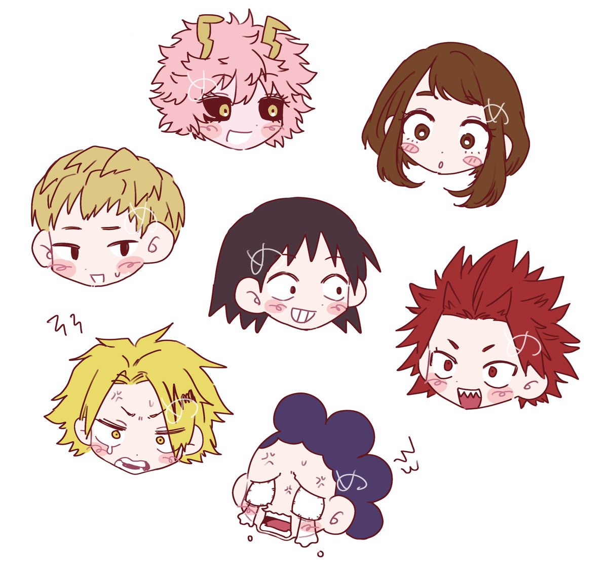 atiyujudisk's tweet image. A組のみんなたち 描きたかった子だけ…( › ·̮ ‹ )