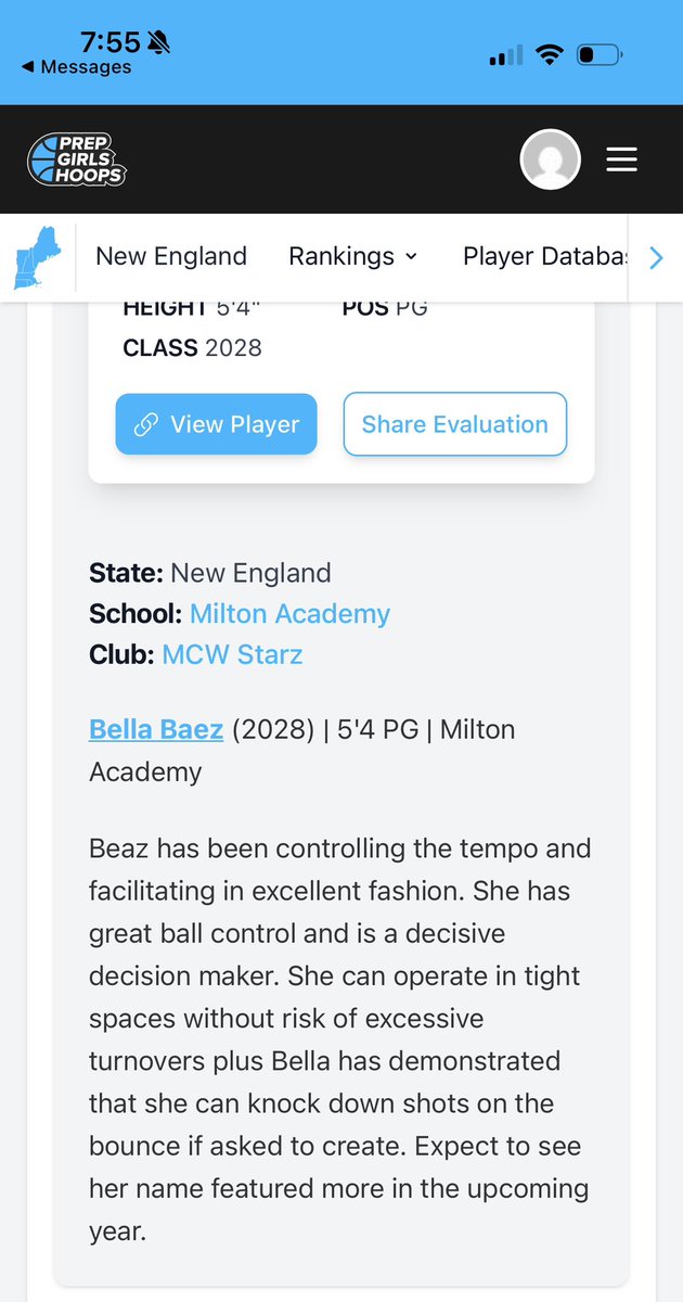 BellaBuckets2_'s tweet photo. Thanks for the write up @PGHNewEngland 

@MiltonAcademygb @NEPSGBCA @MCWSTARZ  @HoopMilton https://t.co/YC1NUP7MLo