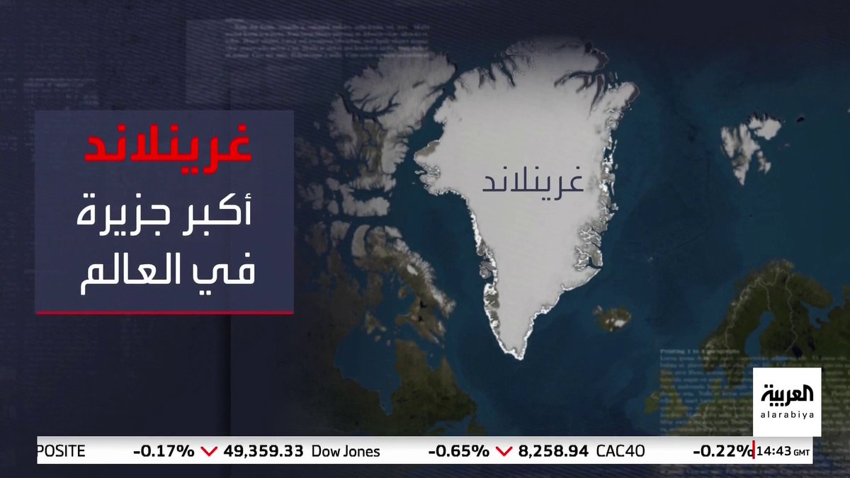 أكبر جزيرة في العالم وتتمتع بحكم ذاتي والثامنة عالميا باحتياطات المعادن النادرة.. أبرز المعلومات عن #غرينلاند 