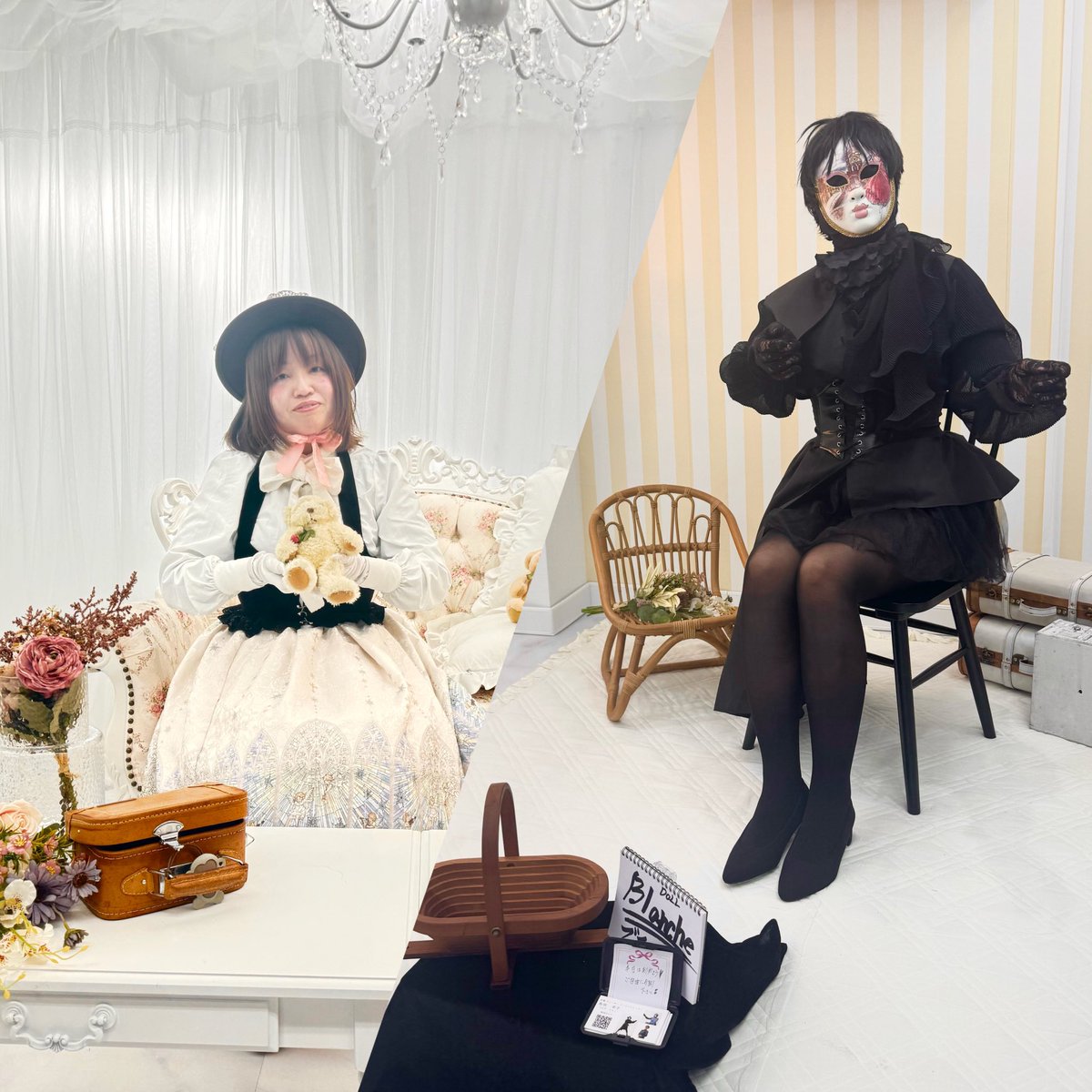 桃*）様 アンティークドール　オルゴール フランス Jean & Anne Farkas オートマタ ドール 人形 お化粧