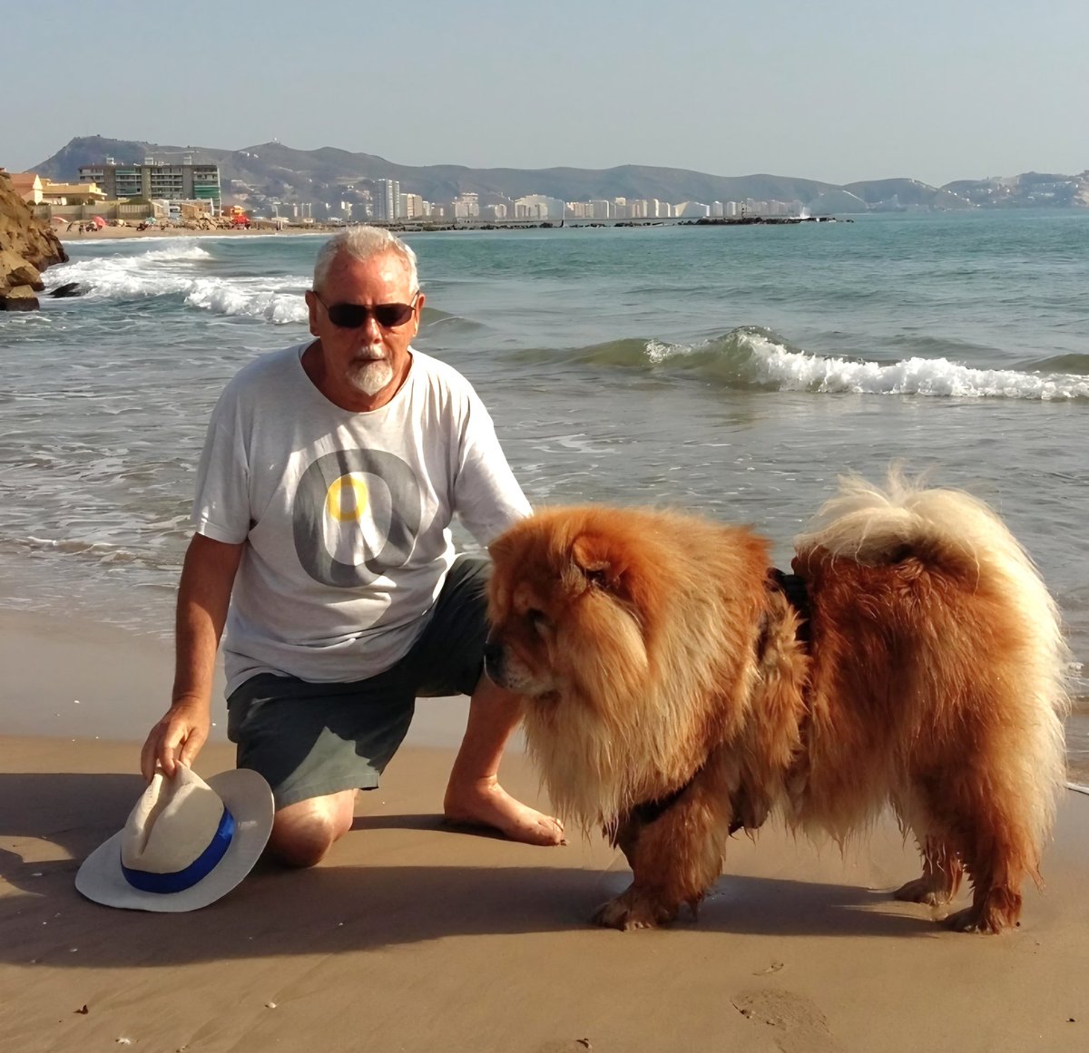 ¡Os echo de menos a los dos! ¡Mi padre y mi perro! #recuerdos