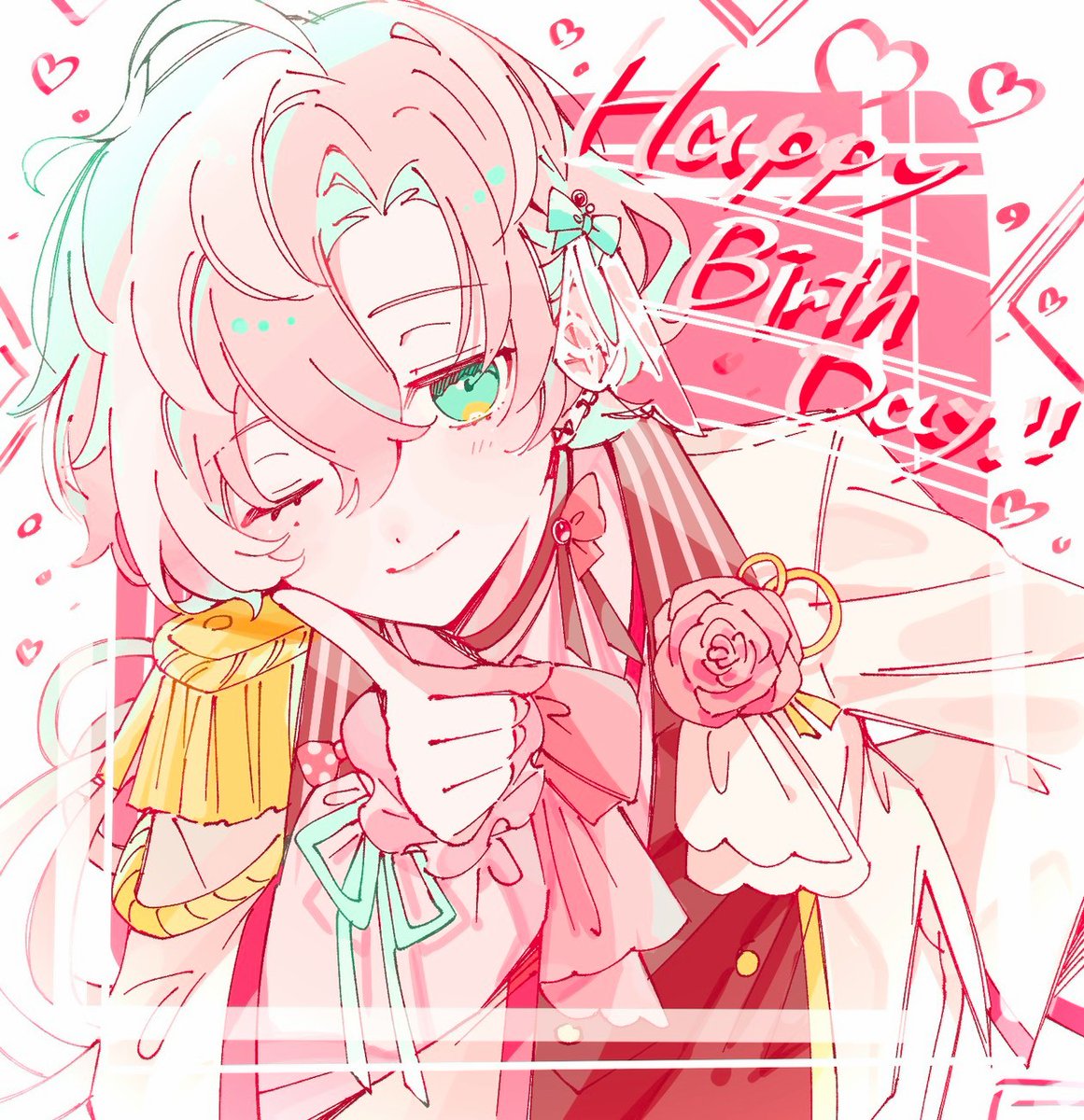 💗*ﾟ⁠+HAPPY BIRTH DAY｡⁠*ﾟ⁠+💗

#メロルド誕生祭2026
#Fragari_Art