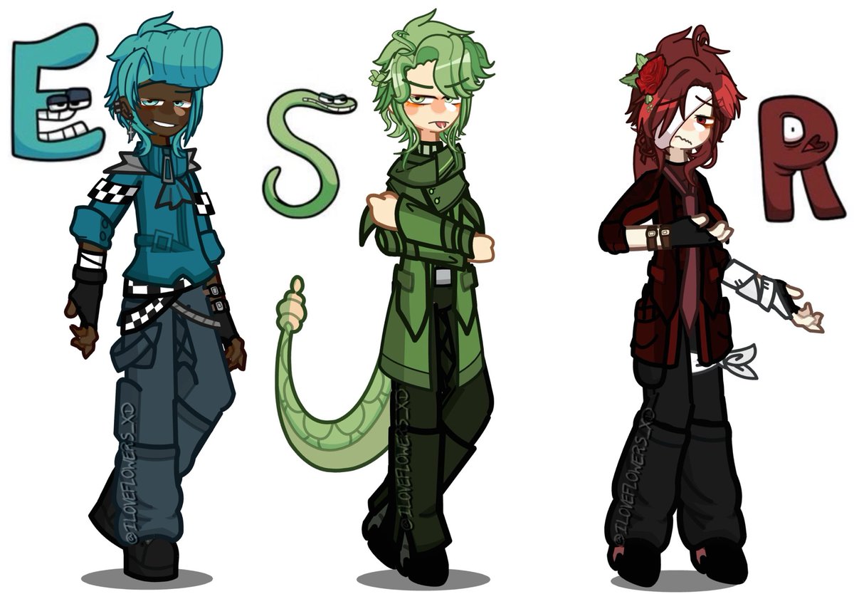 And More AL characters in Gacha Life 2 version.
#Alphabetlore
#Alphabetlorefanart