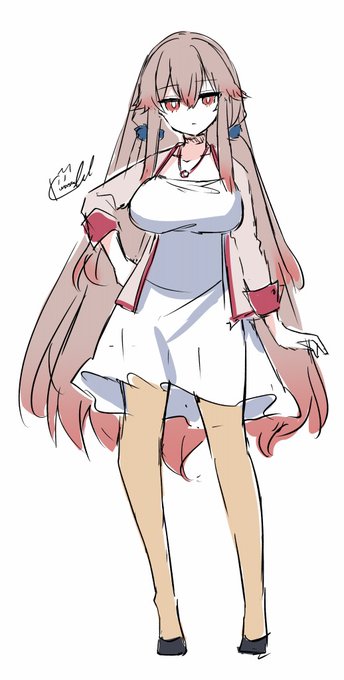 お出掛けにも大学にも着て行けそうなお姉ちゃん 