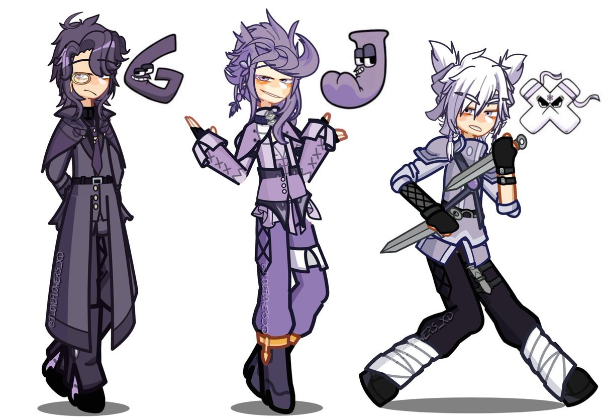 And More AL characters in Gacha Life 2 version. #Alphabetlore