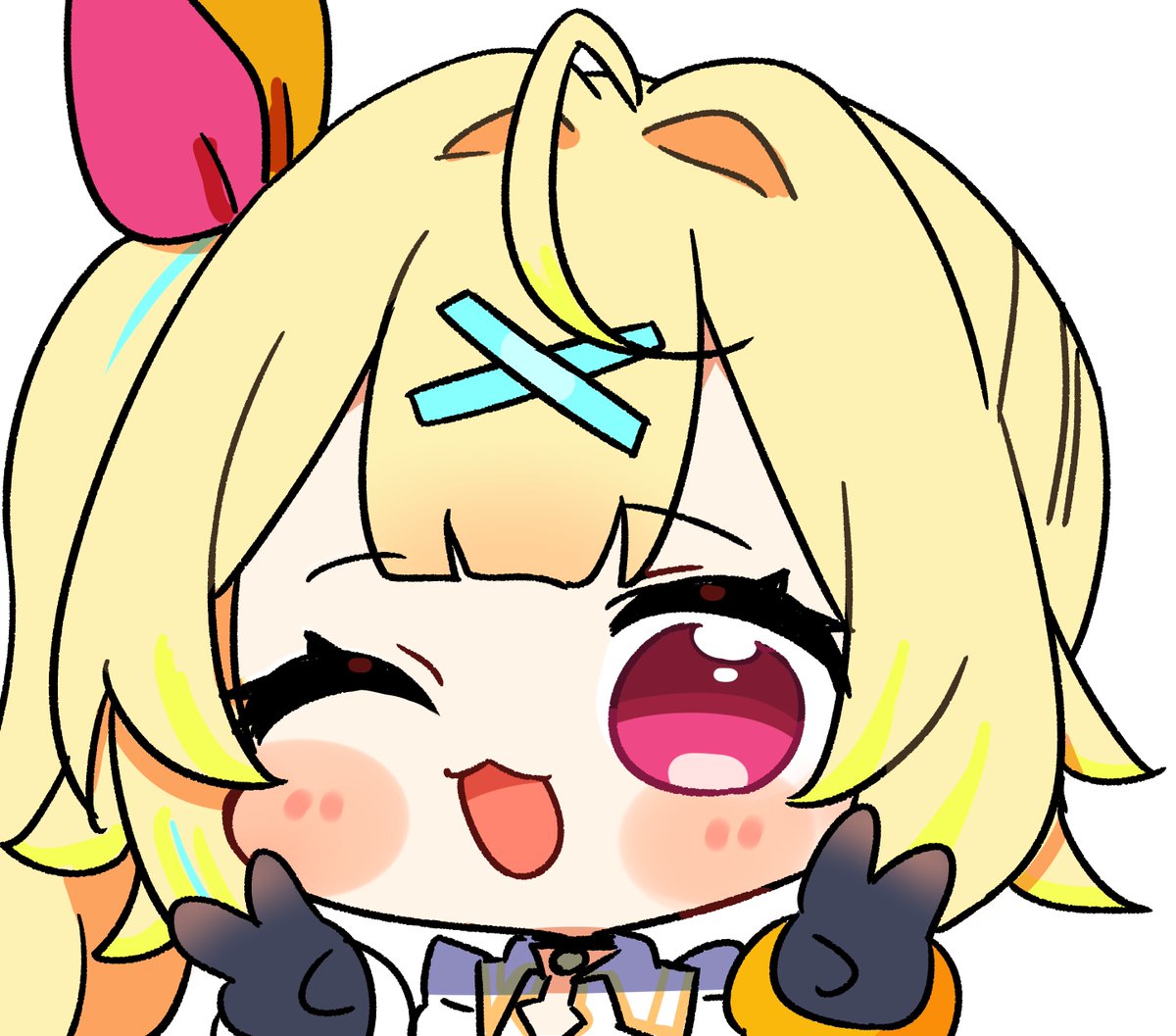 こちらの配信でご依頼いただき描かせていただいた共通衣装のメンバー